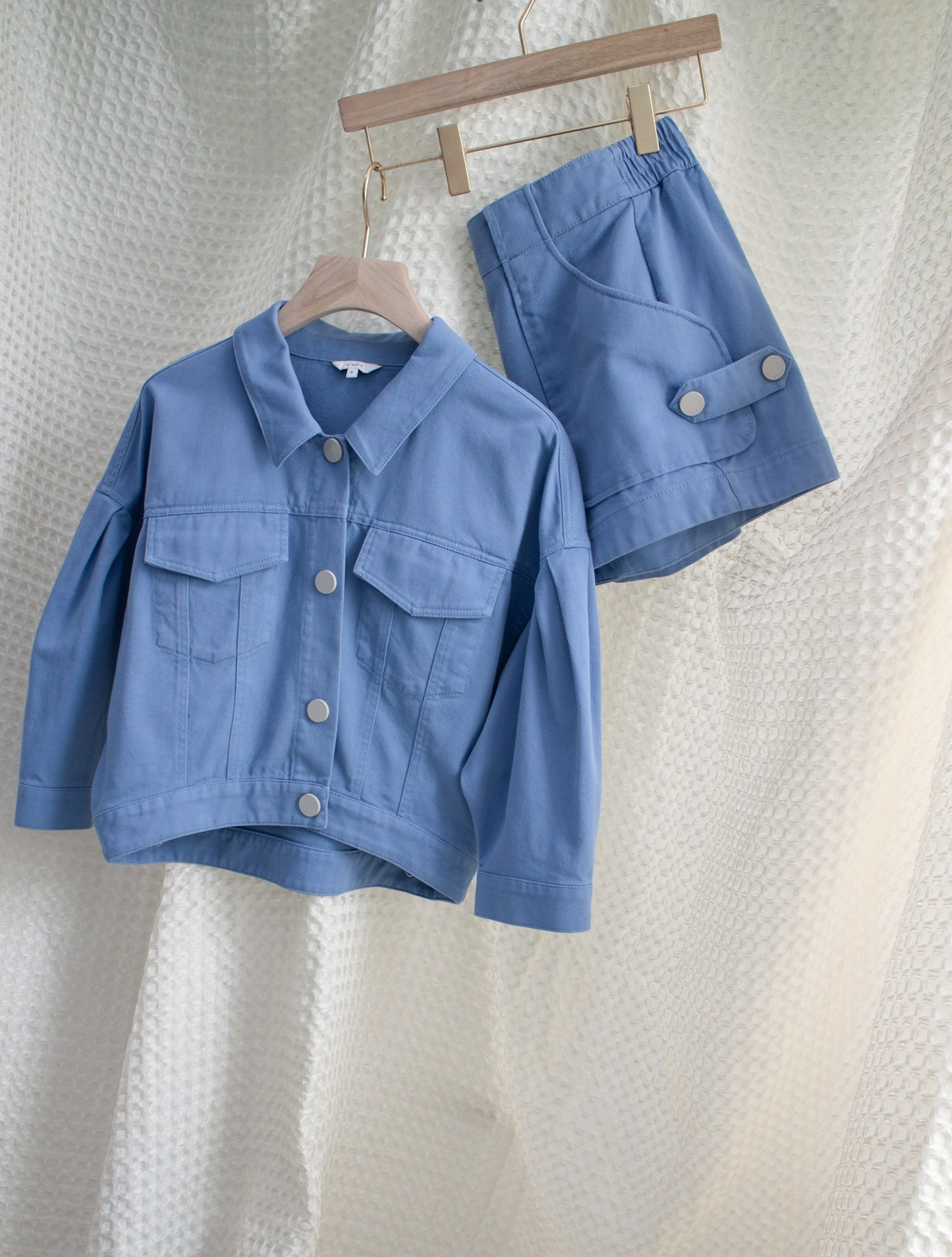 Cropped Cotton Jacket