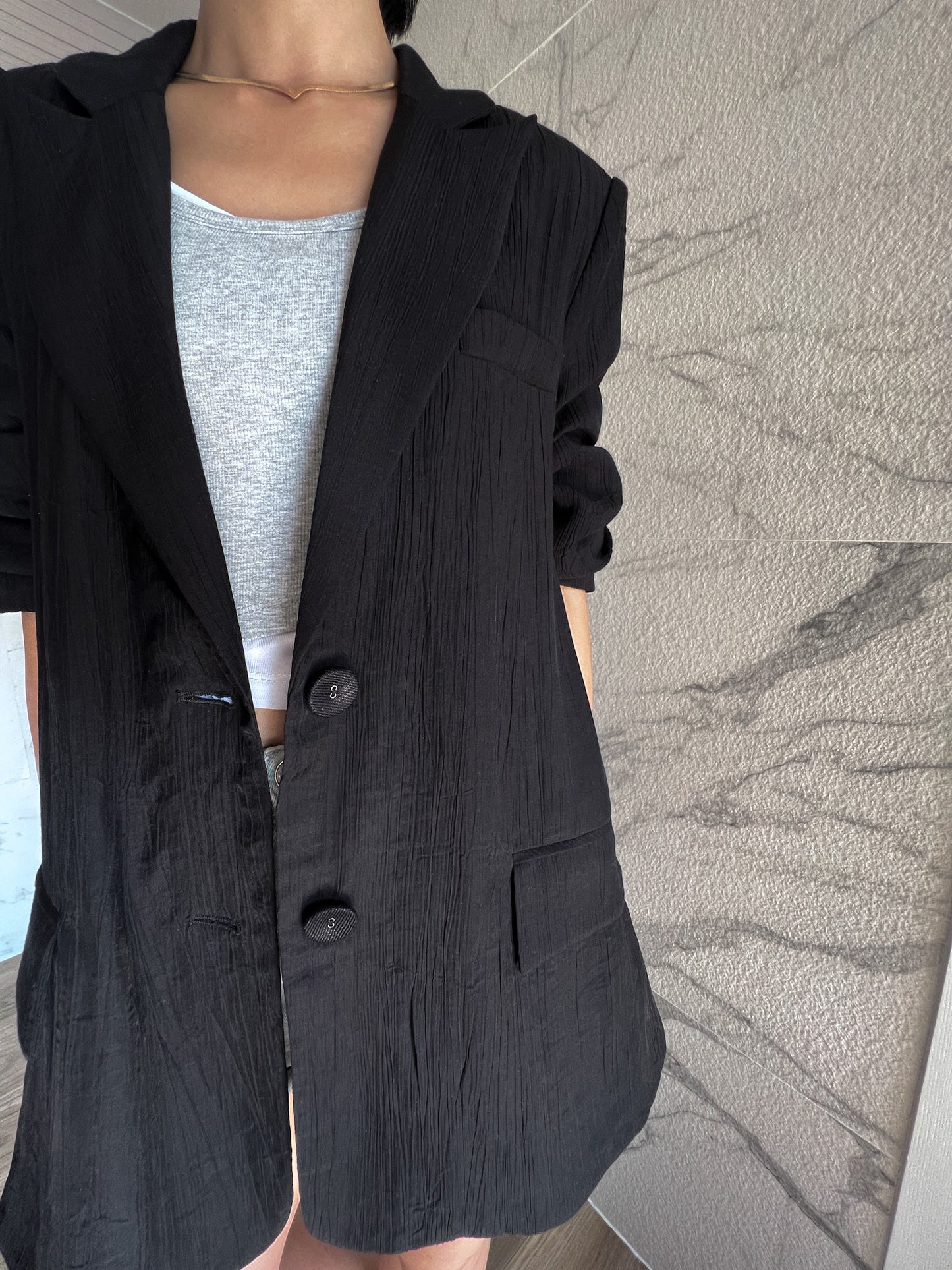 Lightweight Box-Fit Blazer