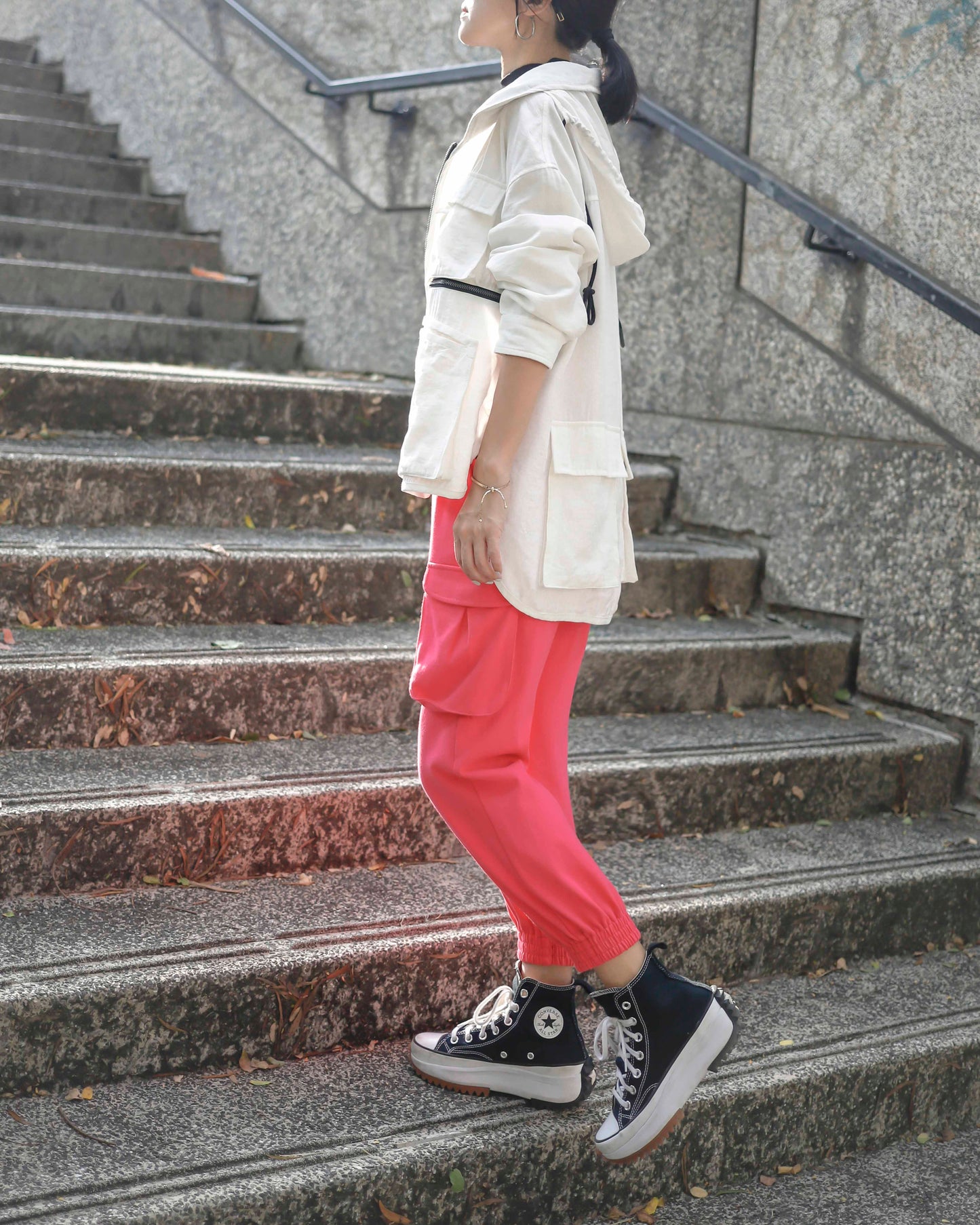 Multi-Pocket Parka Jacket