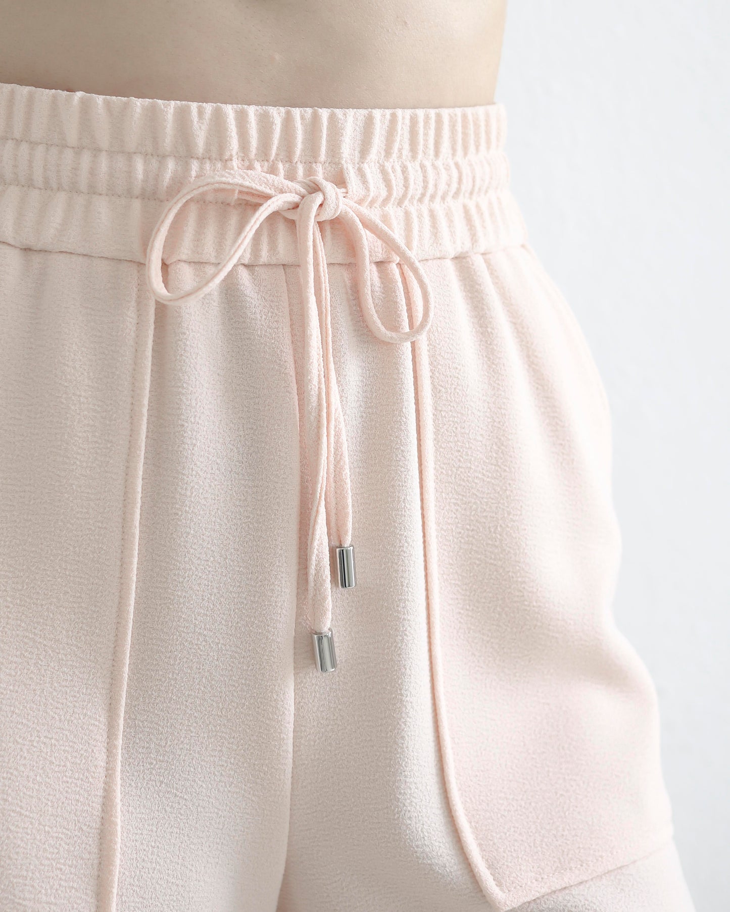 Drawstring Elastic Waist Shorts