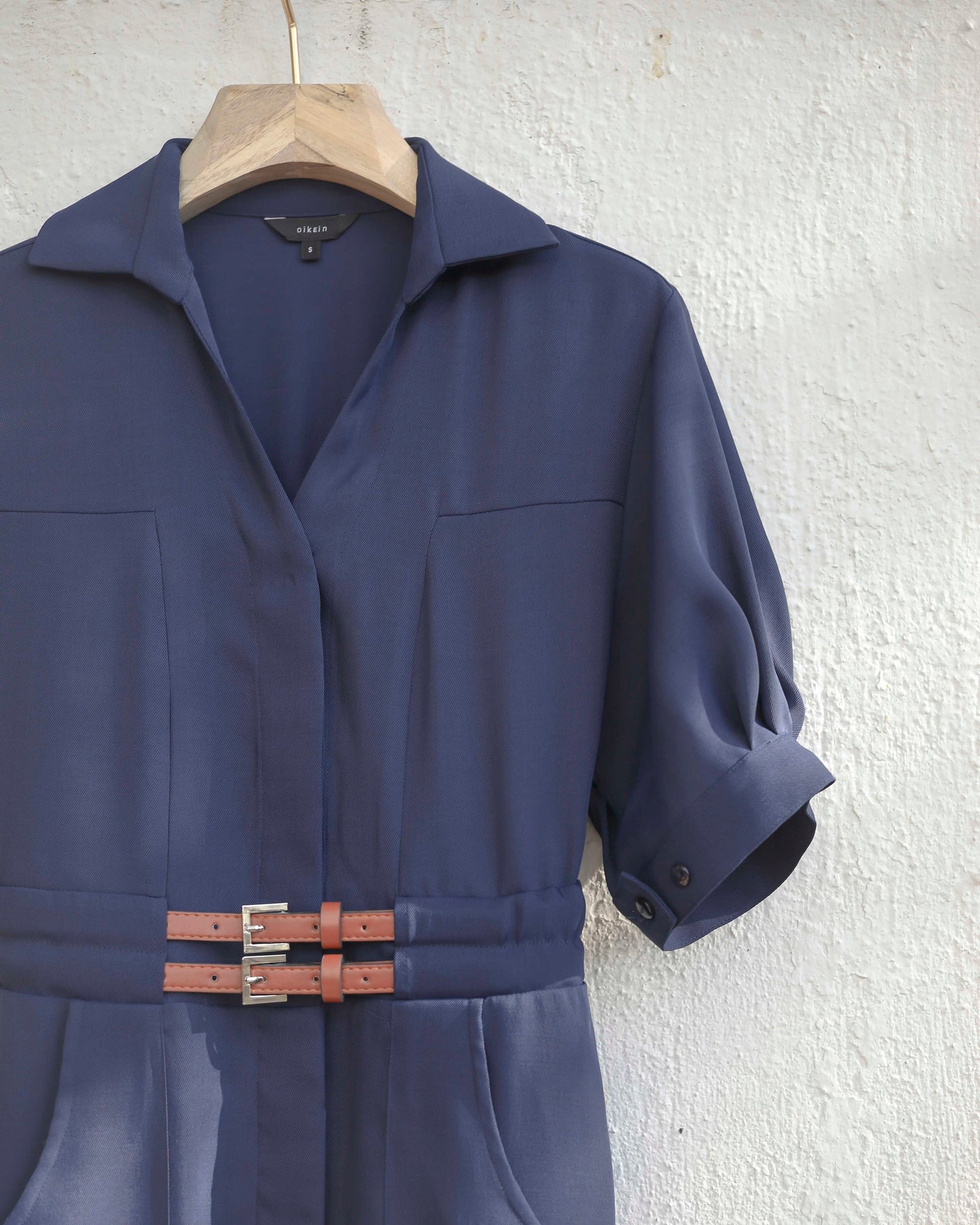 Navy Shirt Dress