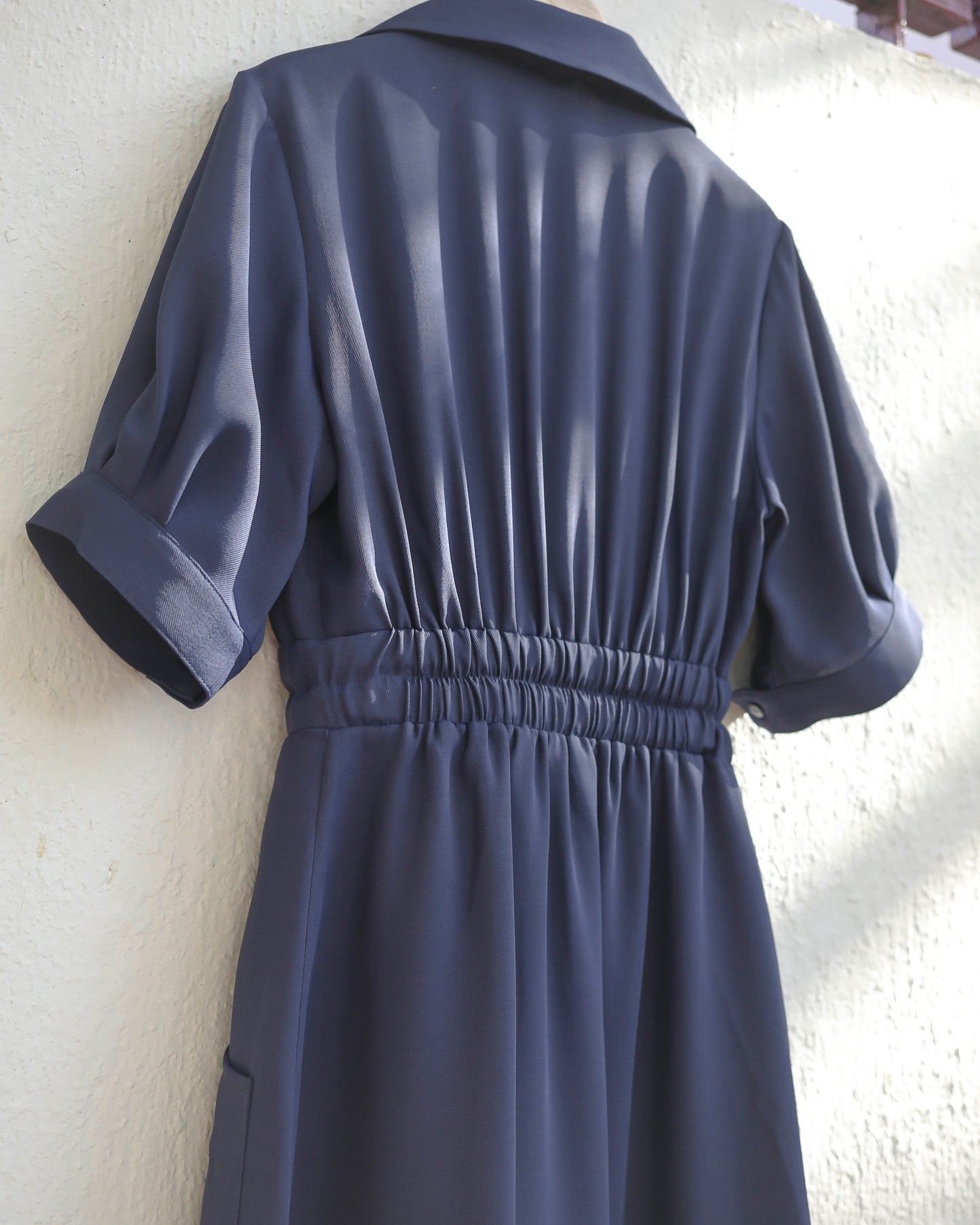 Navy Shirt Dress