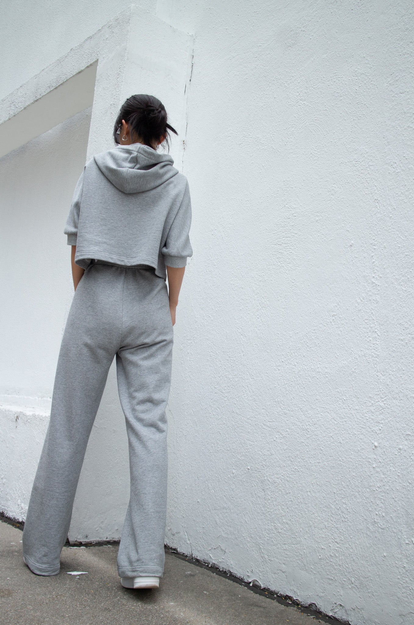 Grey Straight Leg Joggers