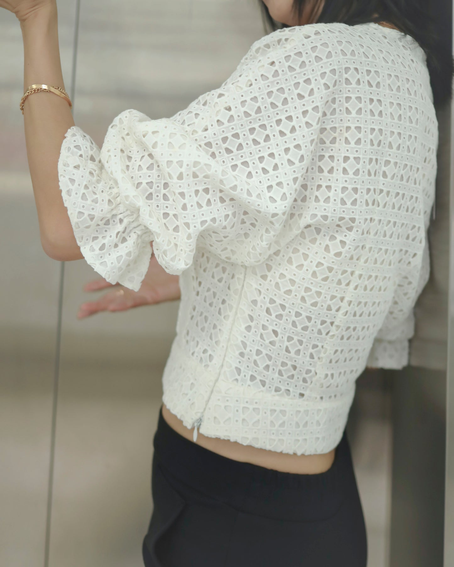 Mid-Length Sleeve Top