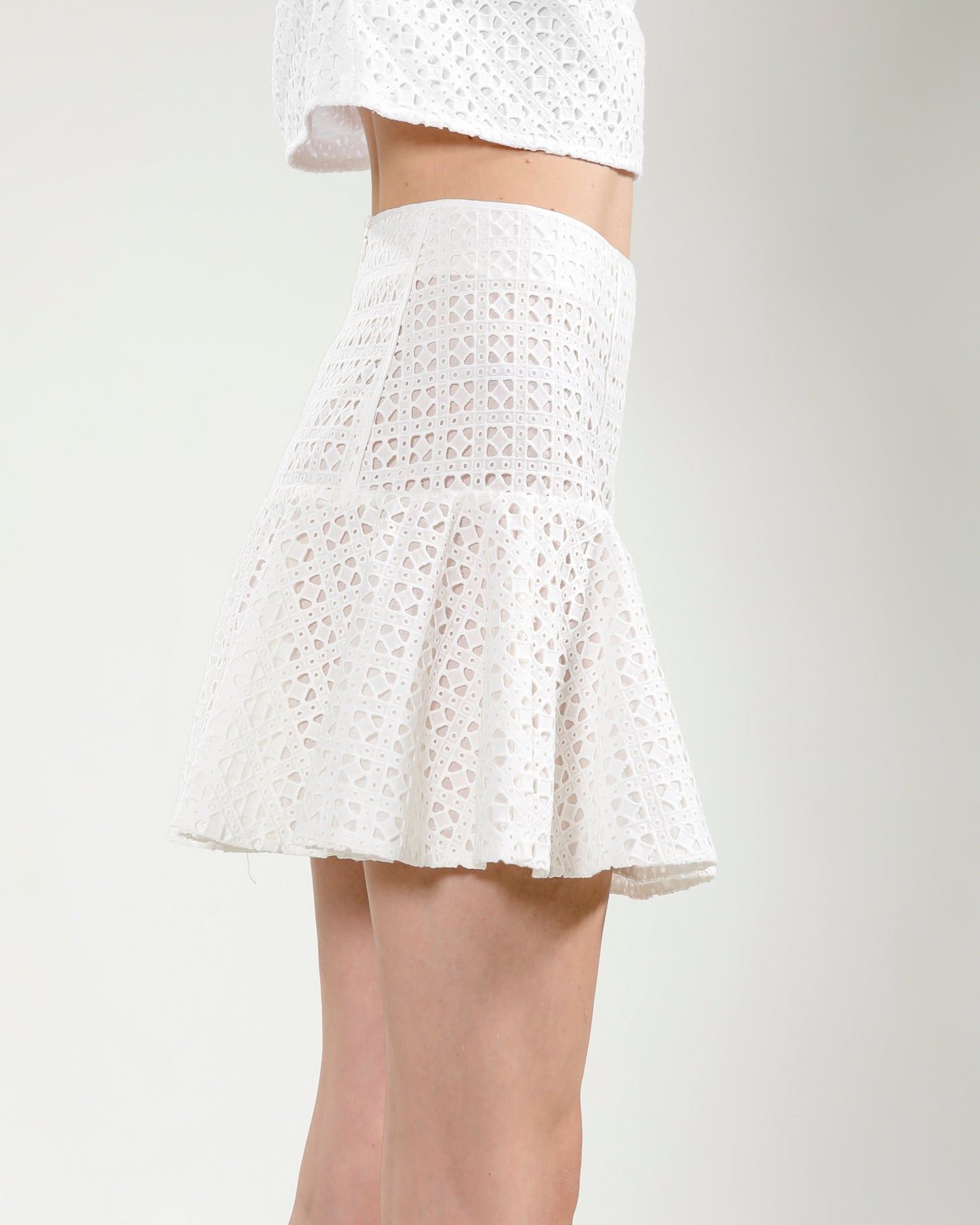 Broderie Mini Skirt