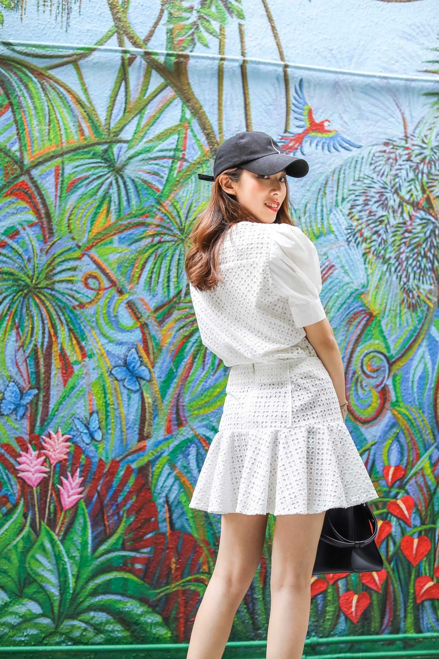 Broderie Mini Skirt